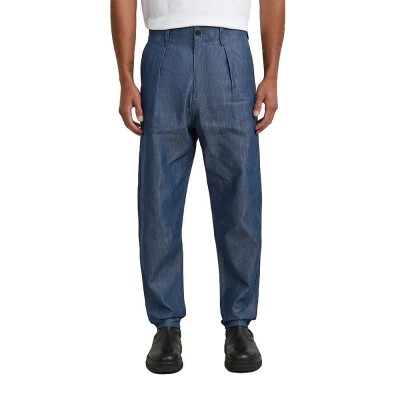 панталони,тип,чино,мъжки,панталони,g,star,pleated,relaxed,tapered,chino,pants,raw,denim,(blue)