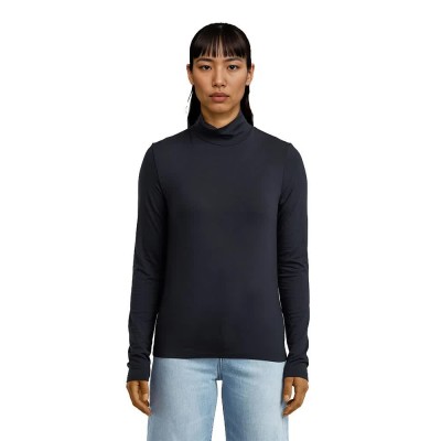 тениска,дамски,тениски,g,star,regular,mock,long,sleeve,t,shirt,blue,(osaka,blue)