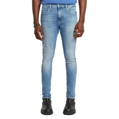 дънки,мъжки,панталони,g,star,revend,fwd,skinny,jeans,sun,faded,summer,sky,(blue)