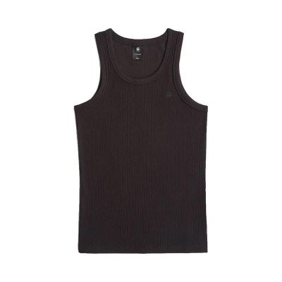тениска,дамски,тениски,g,star,rib,sleeveless,t,shirt,dark,black,(black)