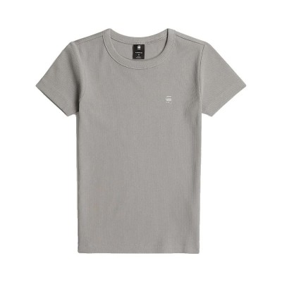 тениска,дамски,тениски,g,star,rib,short,sleeve,t,shirt,grey,(wild,dove)