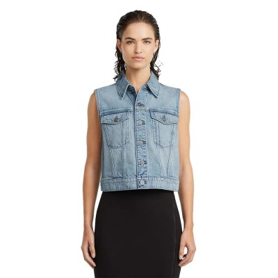 потник,дамски,потници,g,star,shrunken,vest,blue