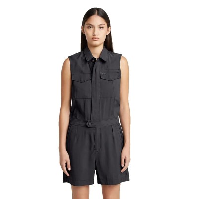 дамски,гащеризони,g,star,summer,sleeveless,romper,black,(petrol)
