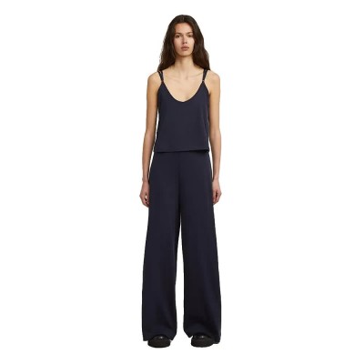 гащеризон,дамски,гащеризони,g,star,spaghetti,strap,loose,jumpsuit,blue