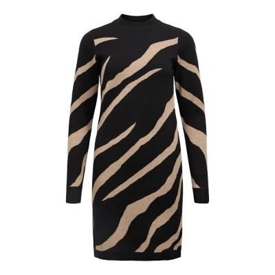 рокля,дамски,поли,и,рокли,object,ray,long,sleeve,dress,black,(black,desert,taupe,tiger,graphic)