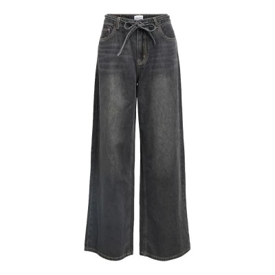 дънки,дамски,панталони,object,rosie,wide,fit,jeans,medium,grey,denim,(grey)