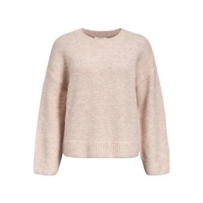 блуза,дамски,пуловери,дамски,плетени,дрехи,object,saggia,lo,sweater,humus,melange,(beige)