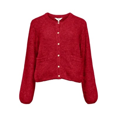 жилетка,дамски,пуловери,дамски,плетени,дрехи,object,saggia,re,cardigan,karanda,red,melange,(red)