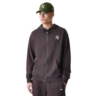блуза,мъжки,пуловери,new,era,mlb,midi,le,bb,new,york,yankees,full,zip,sweatshirt,brown,(dark,brown)