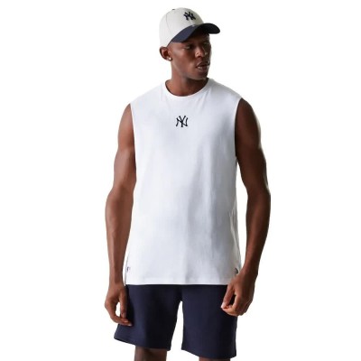 тениска,мъжки,тениски,new,era,mlb,midi,new,york,yankees,sleeveless,t,shirt,white