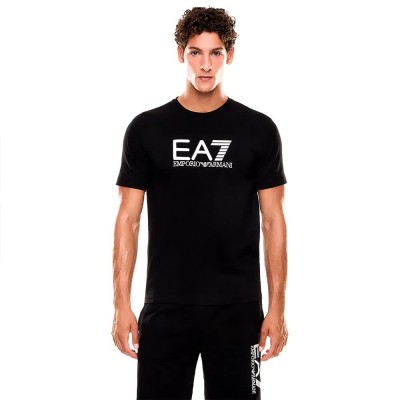 тениска,мъжки,тениски,ea7,emporio,armani,7m000899,af10373,short,sleeve,t,shirt,black,cream,(black)