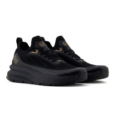 маратонки,мъжки,маратонки,ea7,emporio,armani,7x000343,af18639,trainers,triple,black,gold,(black)