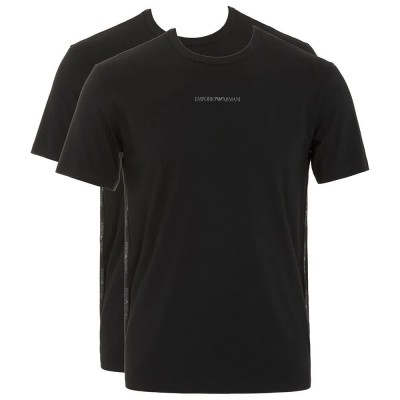 мъжко,бельо,emporio,armani,em000391,af16115,short,sleeve,base,layer,2,units,black,black