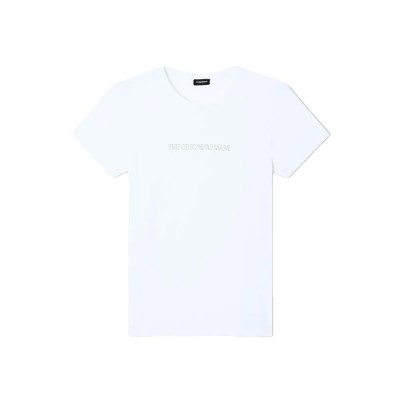 дамско,бельо,дамски,бикини,и,танкини,emporio,armani,ew000408,af13033,short,sleeve,base,layer,white