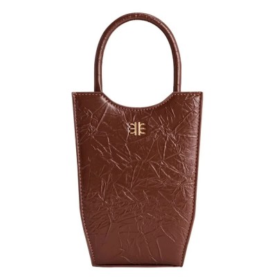 чанта,всички,чанти,jw,pei,fei,pleating,phone,handbag,umber,(brown)