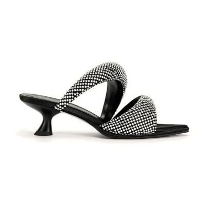 сандали,дамски,сандали,и,чехли,jw,pei,sara,articial,crystal,heel,sandals,black,(black)