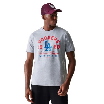 тениска,мъжки,тениски,new,era,mlb,wordmark,regular,los,angeles,dodgers,short,sleeve,t,shirt,grey,(grey,medium)