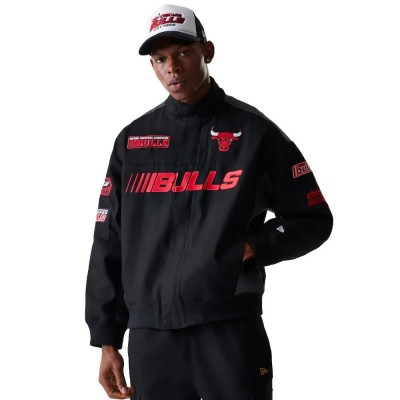 яке,мъжки,якета,new,era,nba,motorsport,chicago,bulls,jacket,black
