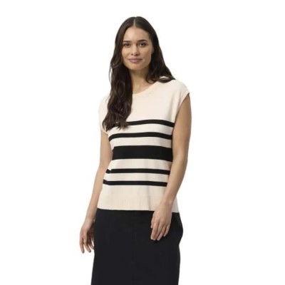 блуза,дамски,пуловери,дамски,плетени,дрехи,redgreen,kia,sleeveless,sweater,beige,(off,white)