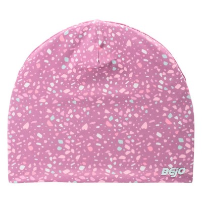 юношеска,шапка,всички,шапки,bejo,noian,junior,beanie,terrazzo,print,(pink)