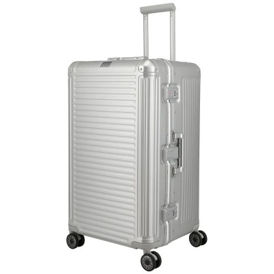 куфари,travelite,next,4w,trunk,l,trolley,bag,silver