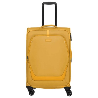 куфари,travelite,umbria,4w,m,trolley,bag,golden,glow,(yellow)