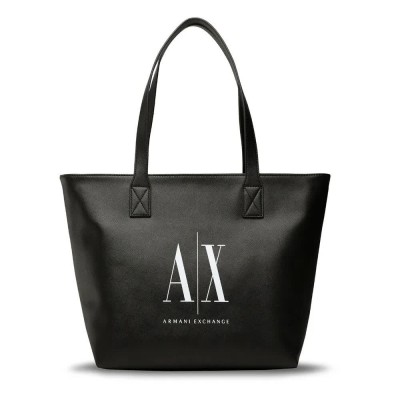 пазарска,чанта,всички,чанти,armani,exchange,942936,0p198,shopper,bag,black
