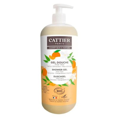 хигиена,тяло,cattier,aloe,vera,clementine,orange,blossom,1l,shower,gel,clear