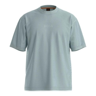 тениска,мъжки,тениски,boss,summer,mesh,short,sleeve,t,shirt,open,blue,(blue)