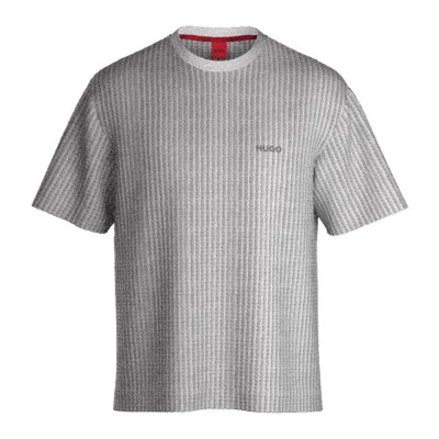 тениска,мъжки,пижами,hugo,austin,short,sleeve,pyjama,t,shirt,grey,(light,pastel,grey)