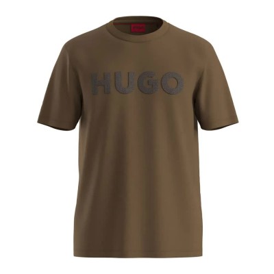 тениска,мъжки,тениски,hugo,dulivio,u253,t,shirt,brown,(medium,brown)