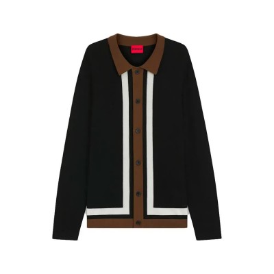 блуза,мъжки,пуловери,hugo,splon,sweater,black