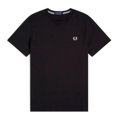 тениска,мъжки,тениски,fred,perry,m1600,short,sleeve,t,shirt,black