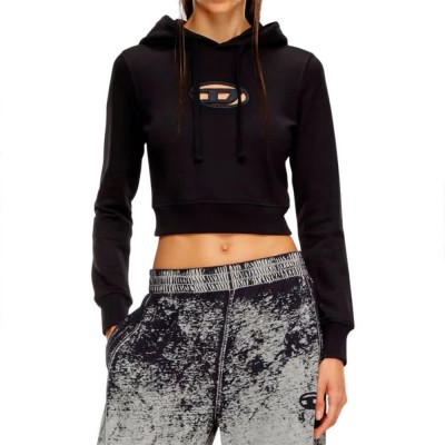 суичър,дамски,блузи,diesel,f,slimmy,hoodie,black
