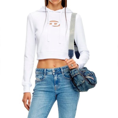 суичър,дамски,блузи,diesel,f,slimmy,hoodie,white,(white)
