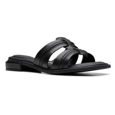 сандали,дамски,сандали,и,чехли,clarks,shoes,ariany,mule,sandals,black,leather,(black)