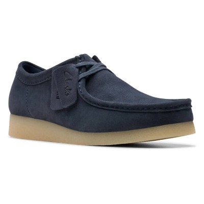 обувки,мъжки,обувки,clarks,shoes,wallabee,evo,shoes,navy,suede,(blue)