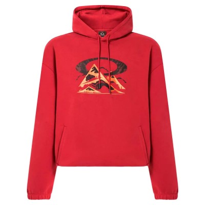 суичър,мъжки,пуловери,oakley,summit,peak,hoodie,iron,red,(red)