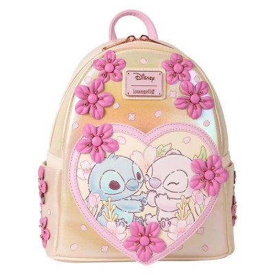 раница,раници,loungefly,adorable,stitch,backpack,beige