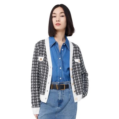 жилетка,дамски,пуловери,дамски,плетени,дрехи,lily,business,fashion,v,neck,knitted,cardigan,black