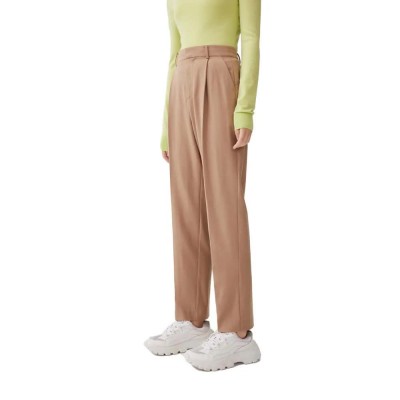 панталони,дамски,панталони,lily,business,wool,dress,pants,tea,gold,(beige)