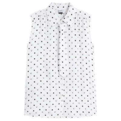 потник,дамски,блузи,дамски,ризи,lily,chic,chiffon,sleeveless,shirt,white