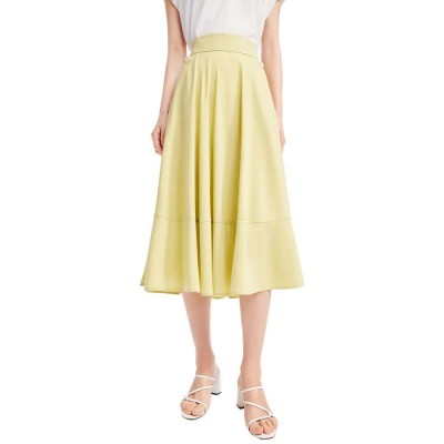 пола,дамски,поли,и,рокли,lily,chic,solid,colour,skinny,umbrella,skirt,mustard,green,(yellow)