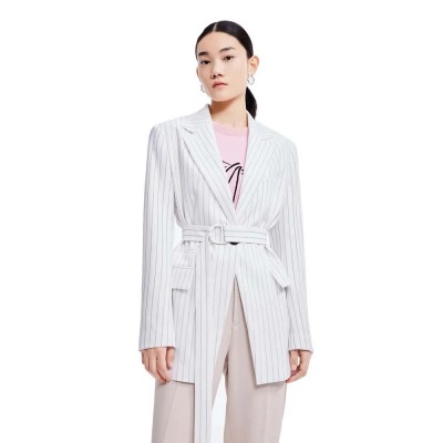 сако,дамски,сака,lily,commuter,stripe,blazer,white