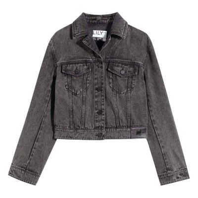 яке,дамски,якета,и,палта,lily,cowboy,short,jacket,dark,gray,(grey)