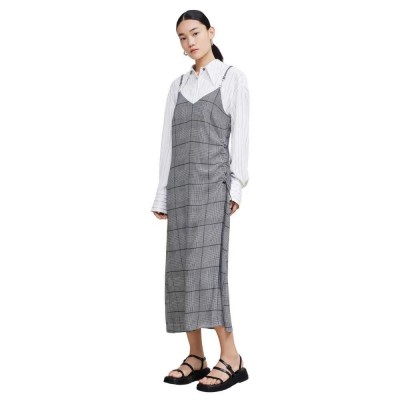 пола,дамски,поли,и,рокли,lily,design,drwastring,camisole,skirt,black,(grey)