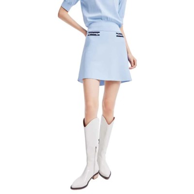 пола,дамски,поли,и,рокли,lily,elegant,temperament,skinny,fit,skirt,light,blue,(blue)