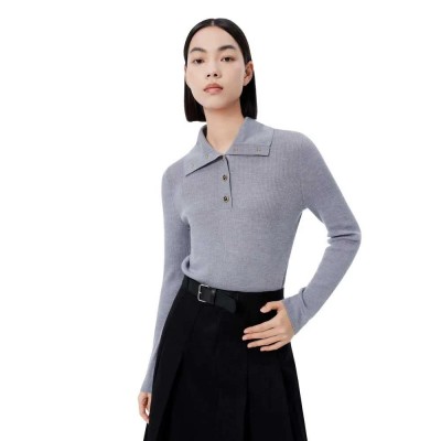 блуза,дамски,пуловери,дамски,плетени,дрехи,lily,machine,washable,wool,base,sweater,whitish,gray,(grey)