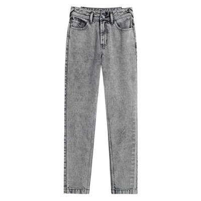 дънки,дамски,панталони,lily,mismatched,patchwork,jeans,light,whitish,gray,(grey)