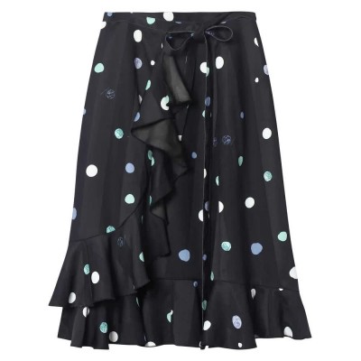 пола,дамски,поли,и,рокли,lily,polka,dot,pleated,skirt,black